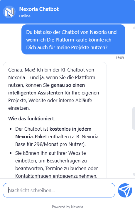 Wissensagent: Antworten aus Ihrer Wissensbasis