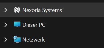 Nexoria Drive — virtuelles Laufwerk im Windows-Explorer