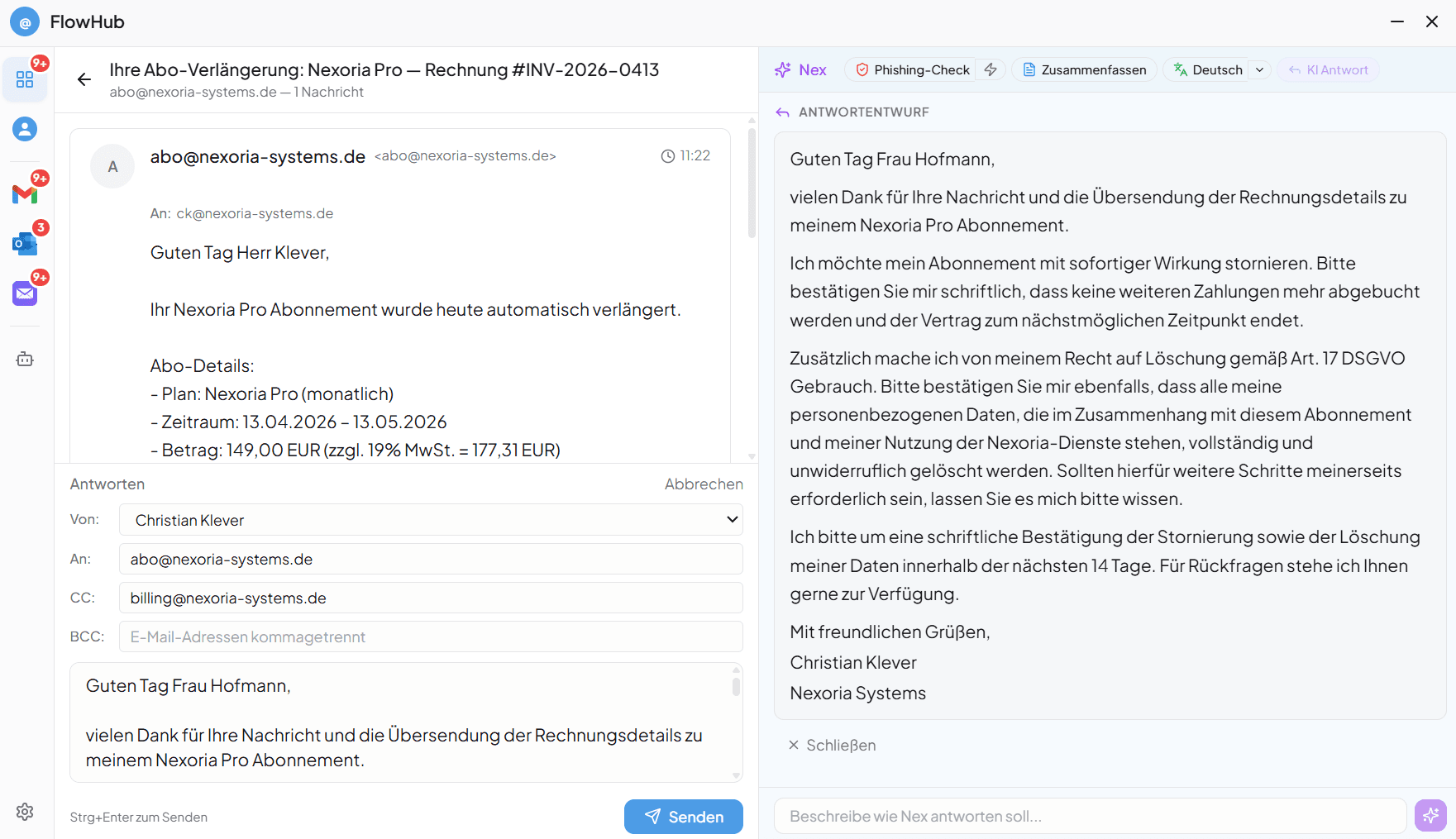 KI-Antwort mit DSGVO-Expertise 2