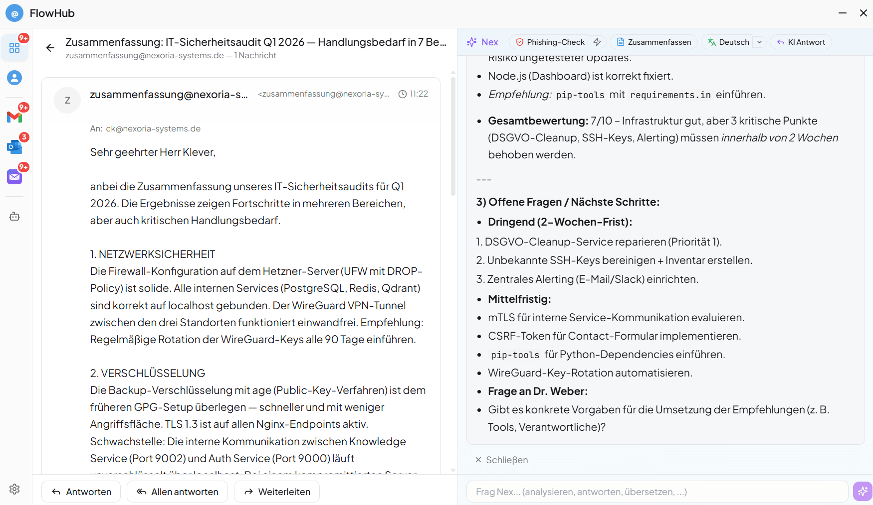 E-Mails in Sekunden zusammenfassen