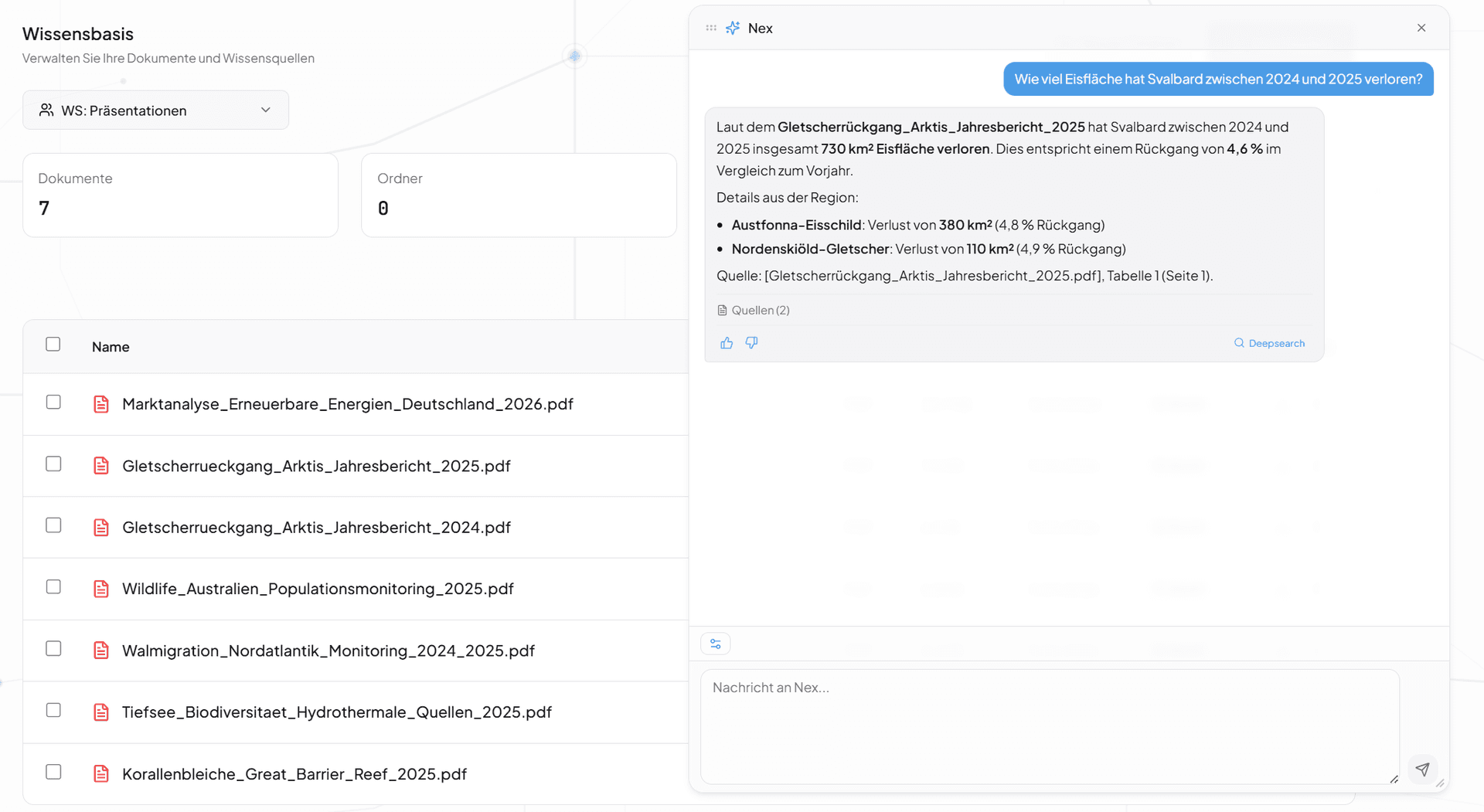 Tabellen & Zahlen finden