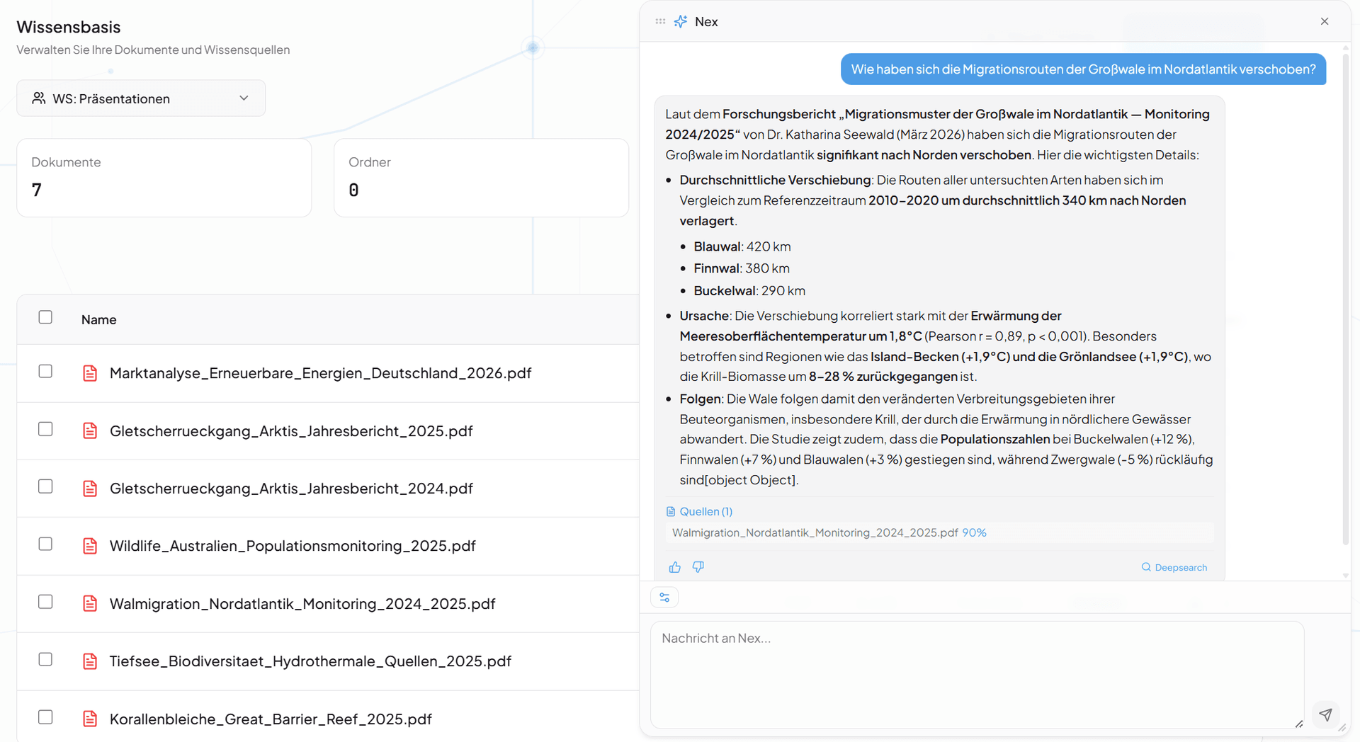 Direkte Fragen an die Wissensbasis