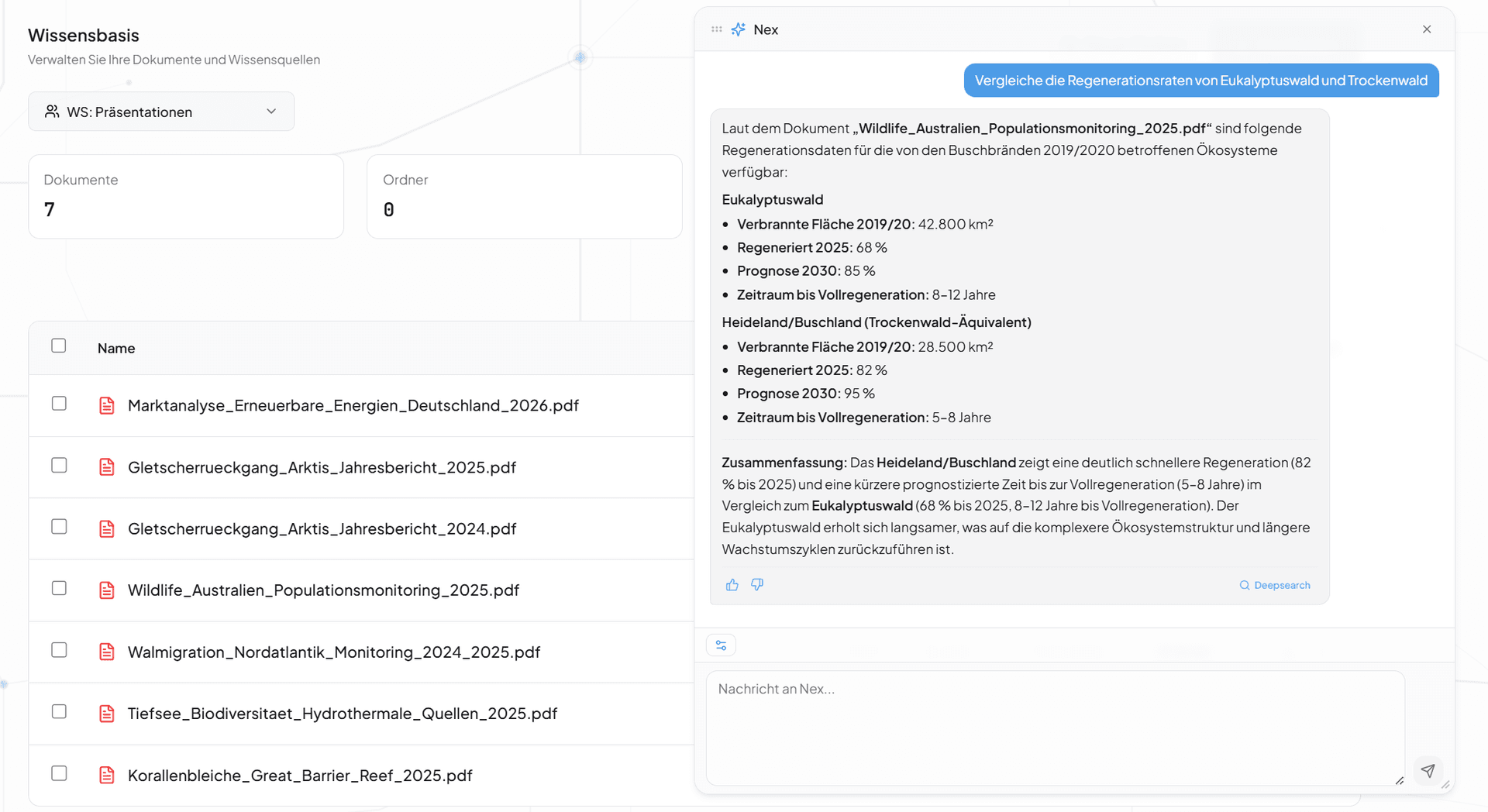 Vergleiche & Zusammenhänge