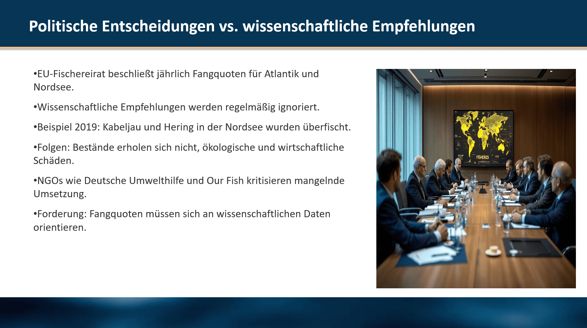 Überfischung im Atlantik — Folie 3